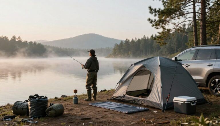 Camping Gear for Lower 48 Freshwater Anglers (Stay Dry, Sleep Warm, Fish Better)