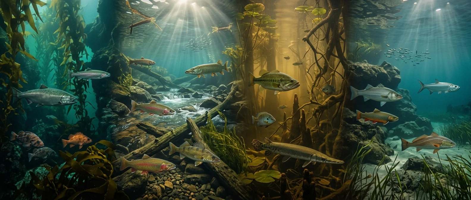 Fish Species Across America: Regional Guide to U.S. Fish